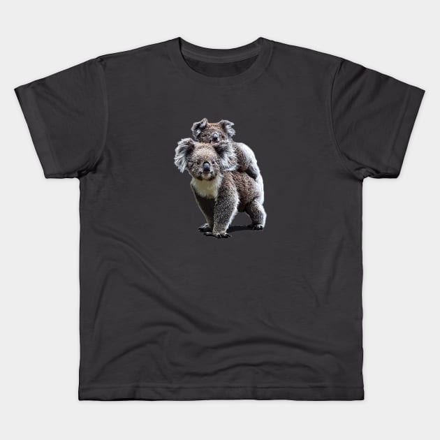 Koala Bears Australia Kids T-Shirt by ElegantCat